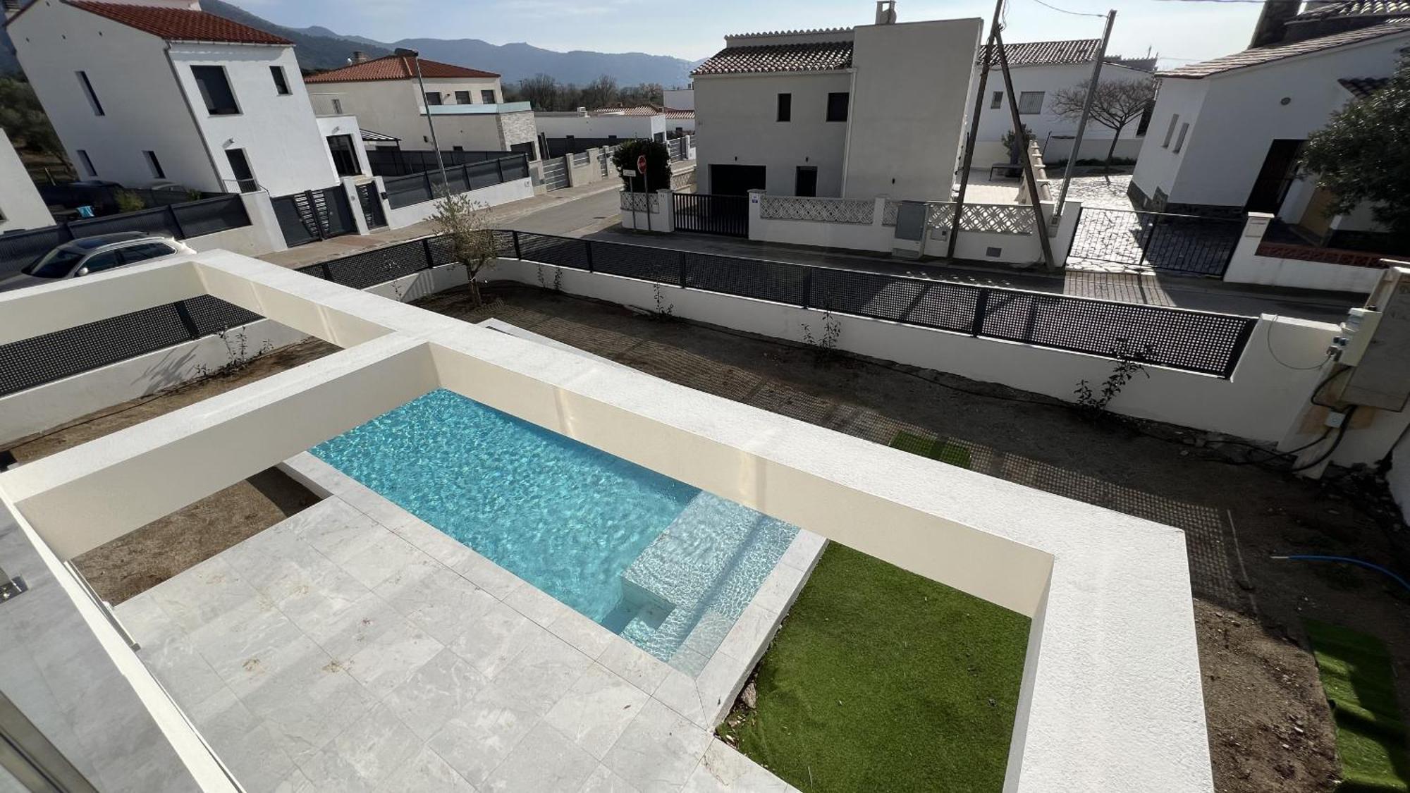 Casa Moderna Roses Con Piscina Y Jardin Mas Bosca, Roses Villa Palau Saverdera Buitenkant foto