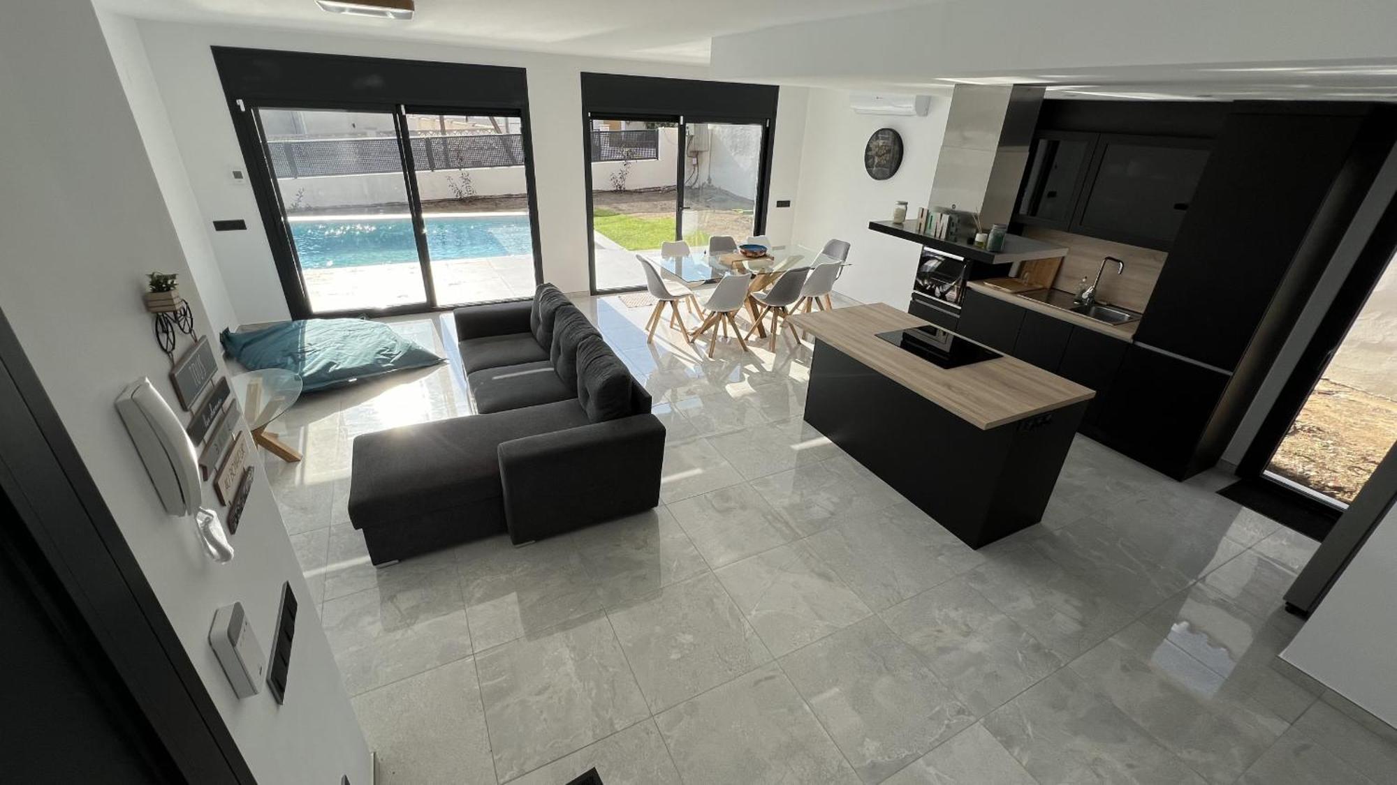 Casa Moderna Roses Con Piscina Y Jardin Mas Bosca, Roses Villa Palau Saverdera Buitenkant foto