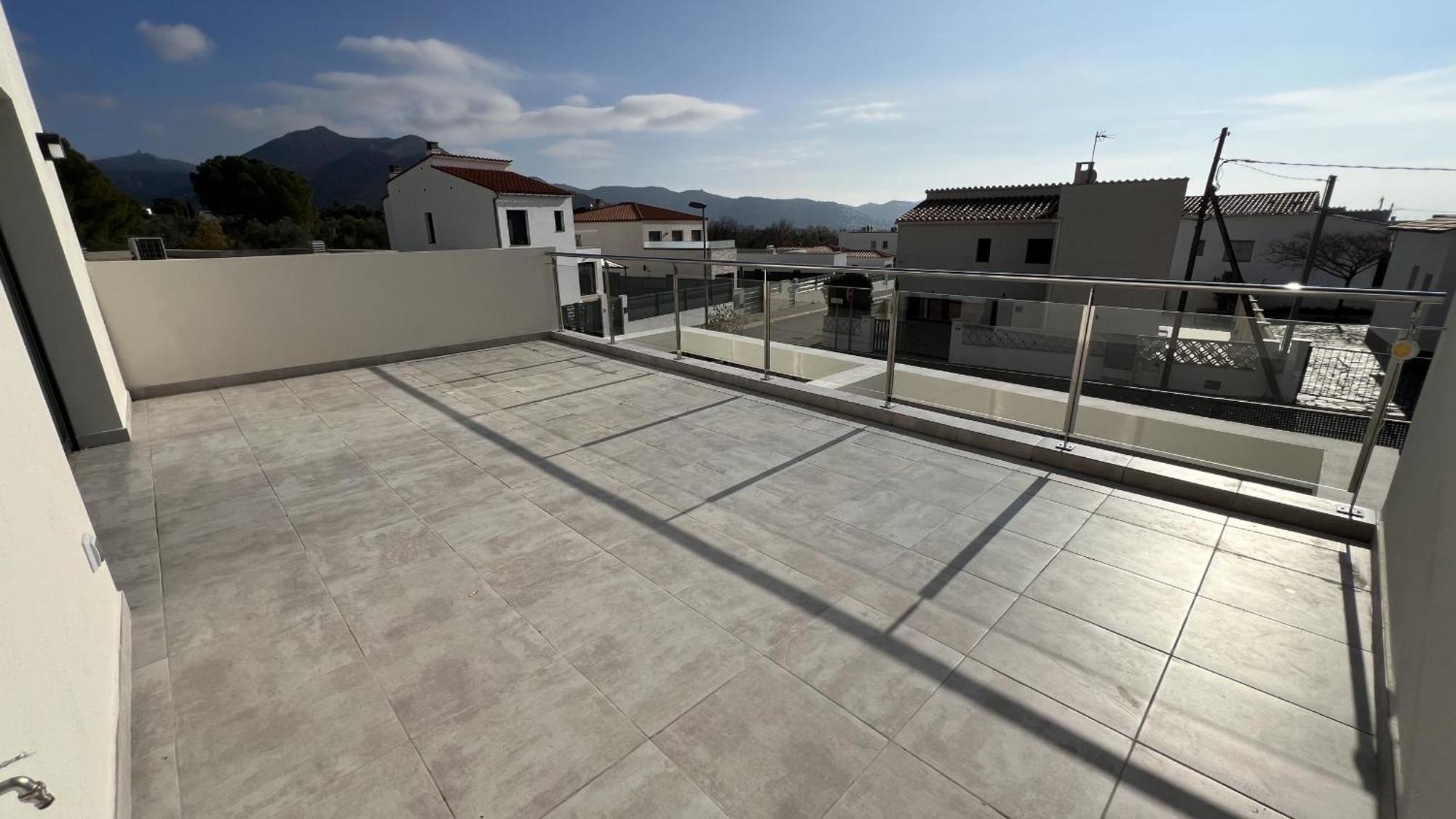 Casa Moderna Roses Con Piscina Y Jardin Mas Bosca, Roses Villa Palau Saverdera Buitenkant foto
