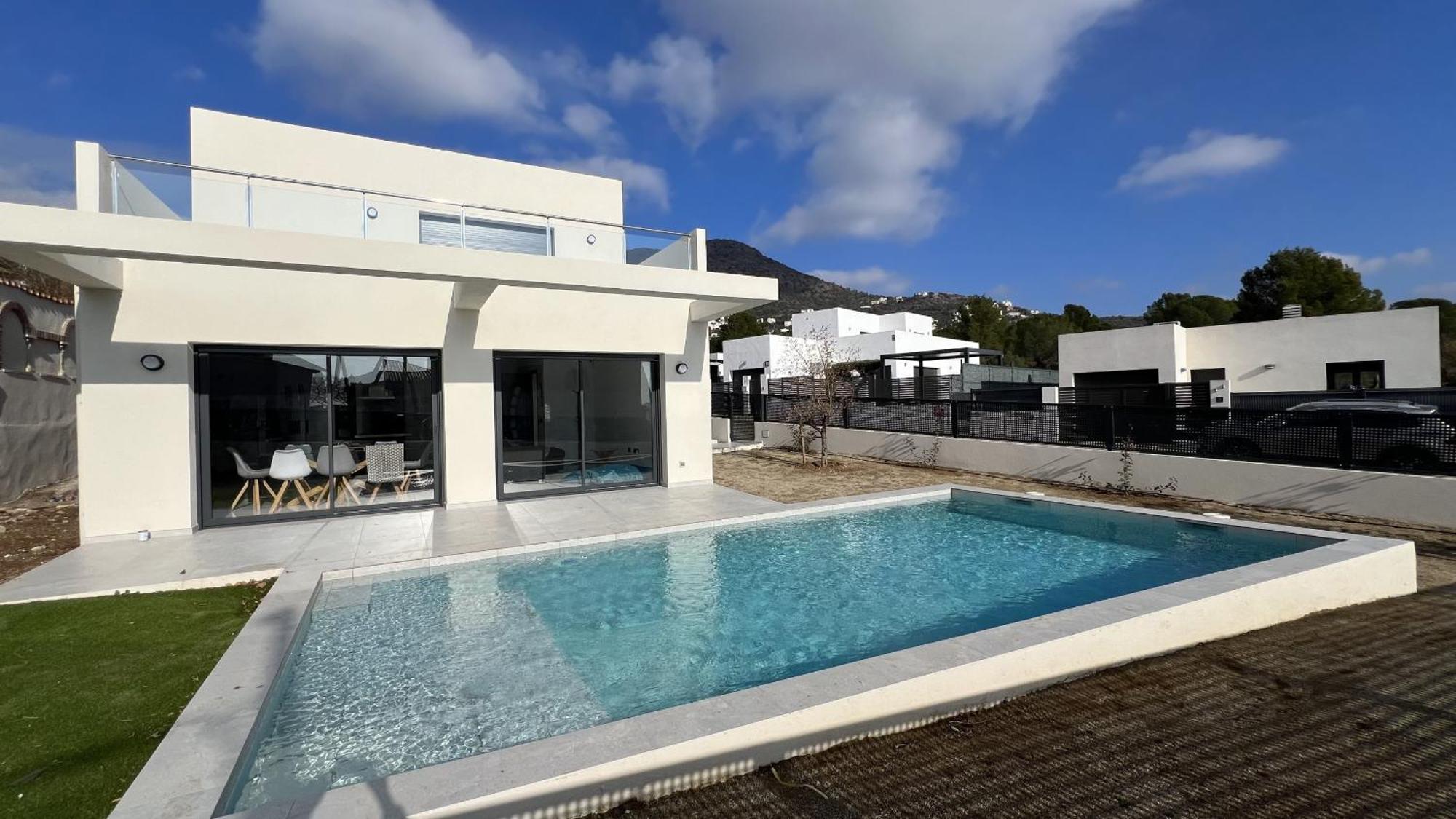 Casa Moderna Roses Con Piscina Y Jardin Mas Bosca, Roses Villa Palau Saverdera Buitenkant foto